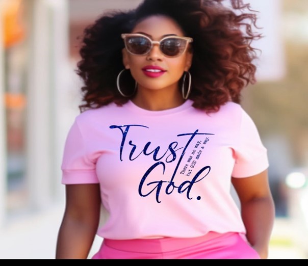 T-Shirt Royal Blue letters