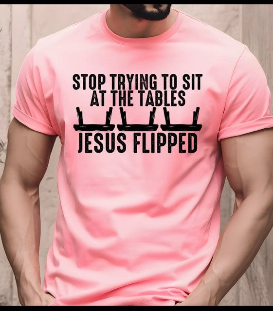 Stop Trying to sit at tables (White Only)